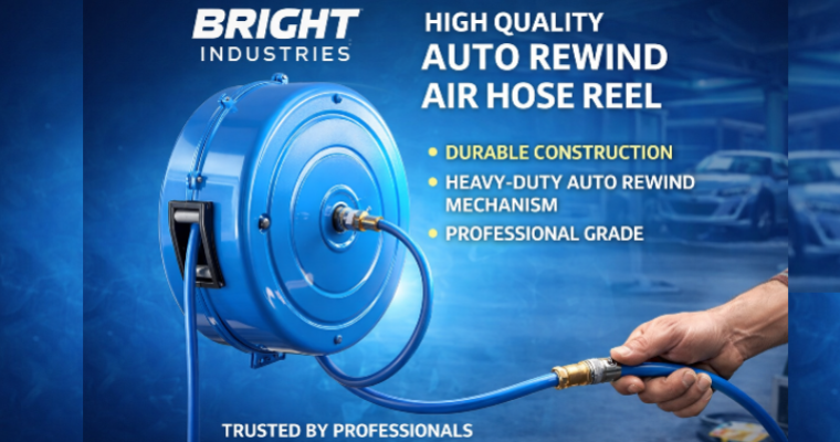 Auto Rewind Air Hose Reel (Closed Model)