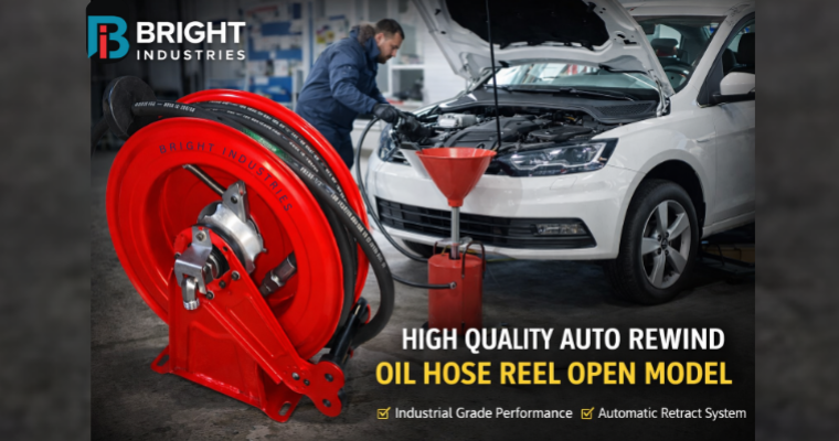 Auto Rewind Oil Hose Reel (OPEN MODEL)