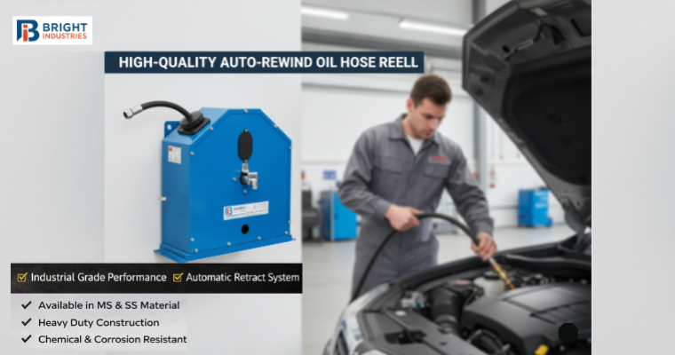 AUTOREWIND OIL HOSE REEL (CLOSED MODEL)