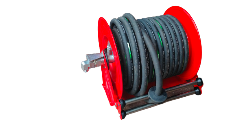 MANUAL REWIND GREASE HOSE REEL